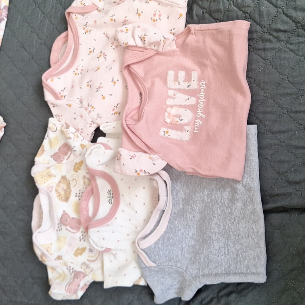 Baby Girl Onesies, 6-9 months